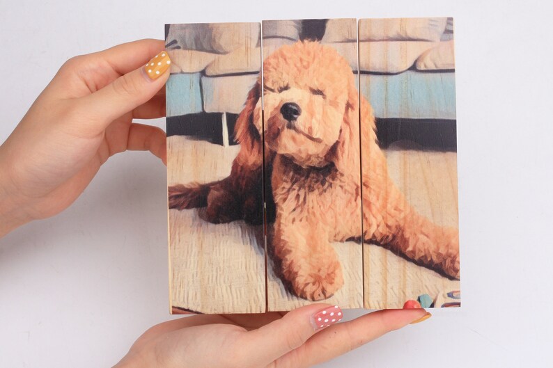 Photo on Wood Pet Dog Memorial Gift Pet Paw Print Gift for The Owner Pet Loss Gifts Dog Lover Gifts Dog Photo Gifts For Best Friend