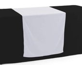 Blank polyester table runners 28x60