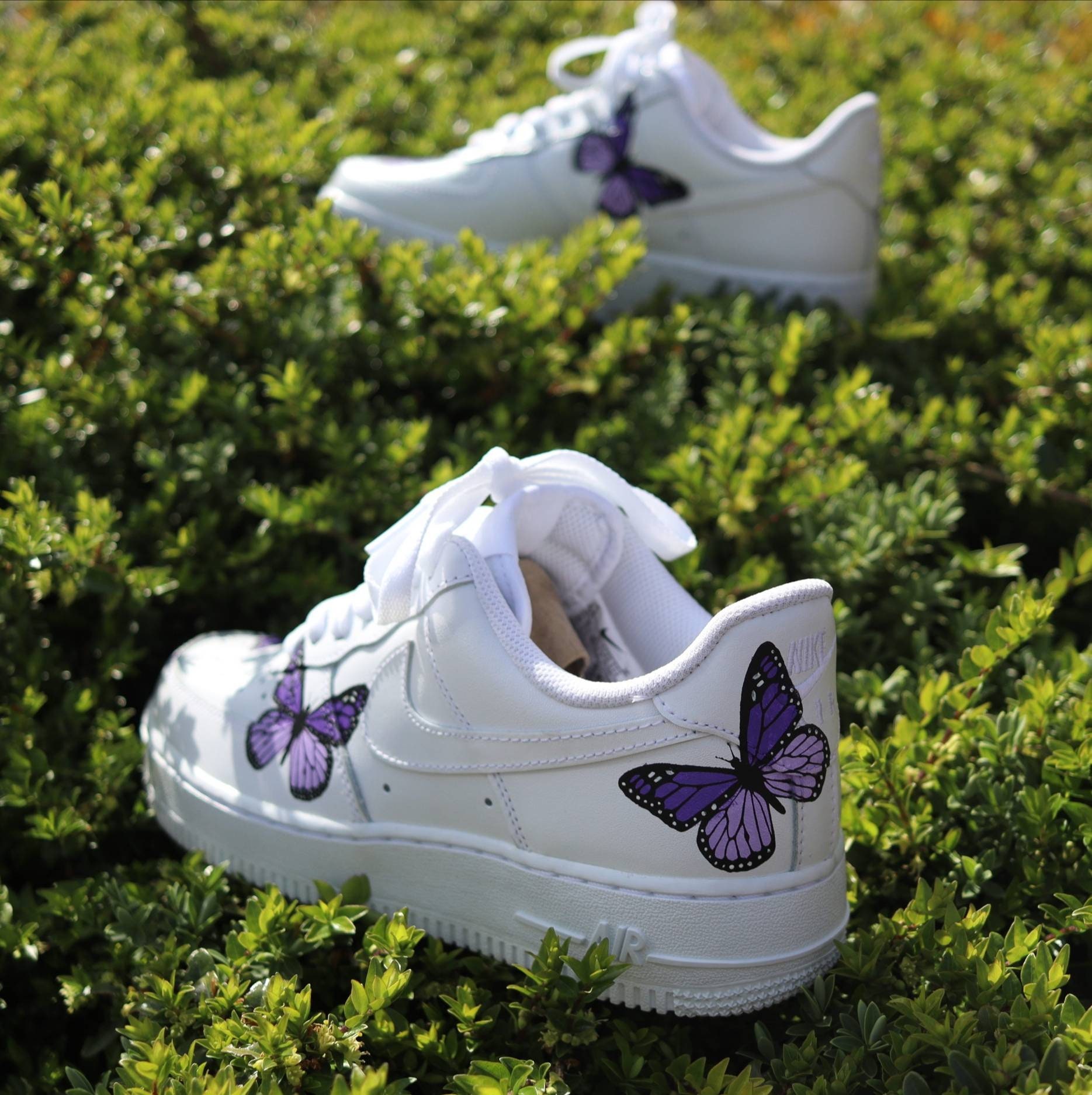 Butterfly AF1 Custom 2 Tone | Etsy 
