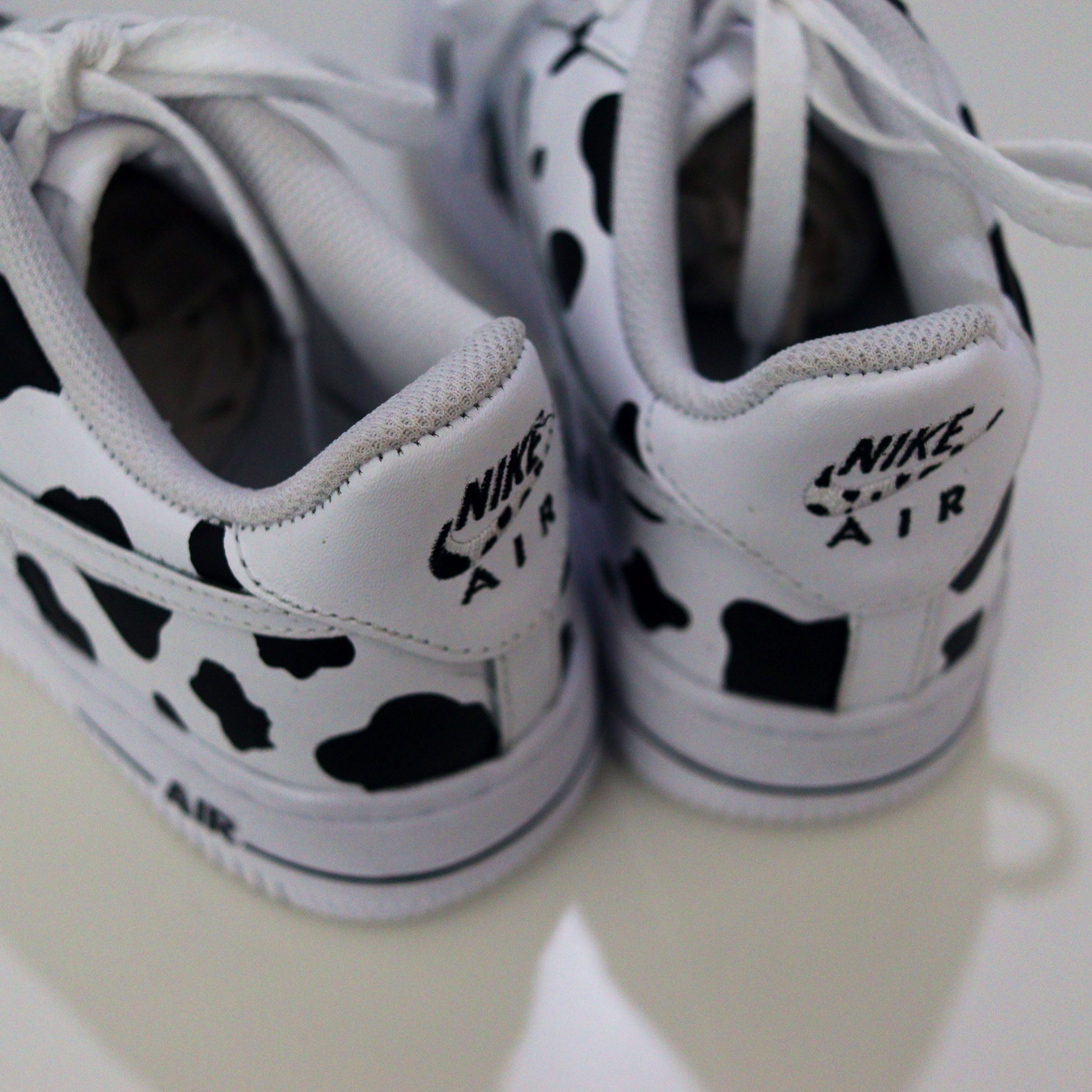 custom cow print af1