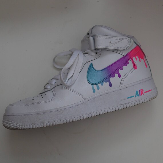 3 colores fade goteo AF1 personalizado | Etsy México