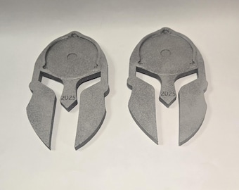 Texture Painted Spartan Trifecta Medal Holder Helmet - Limited Edition 2025 3d printed
