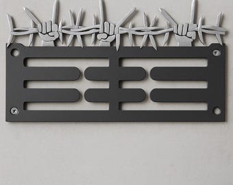 Hanging Medal Holder 3D printed (OCR, Disney, Savage, Tough Mudder, Half, Marathon)