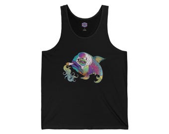 BadFish Sublime Inspired Tank Top, Fun Unisex Jersey Tank, Beachwear, Summer Fashion, Gift for Ocean Lovers, Unique Graphic Tee