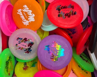 Mini Disc Golf Marker || CAN TOPPER || Pico Mini Disc || 12oz Can Protector from spills and bugs