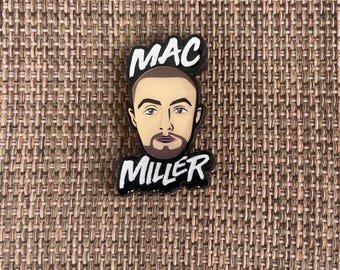 Mac Miller inspired Hat Pin || Artwork by Sly MASMEIJER || LIMITED EDITION of 100
