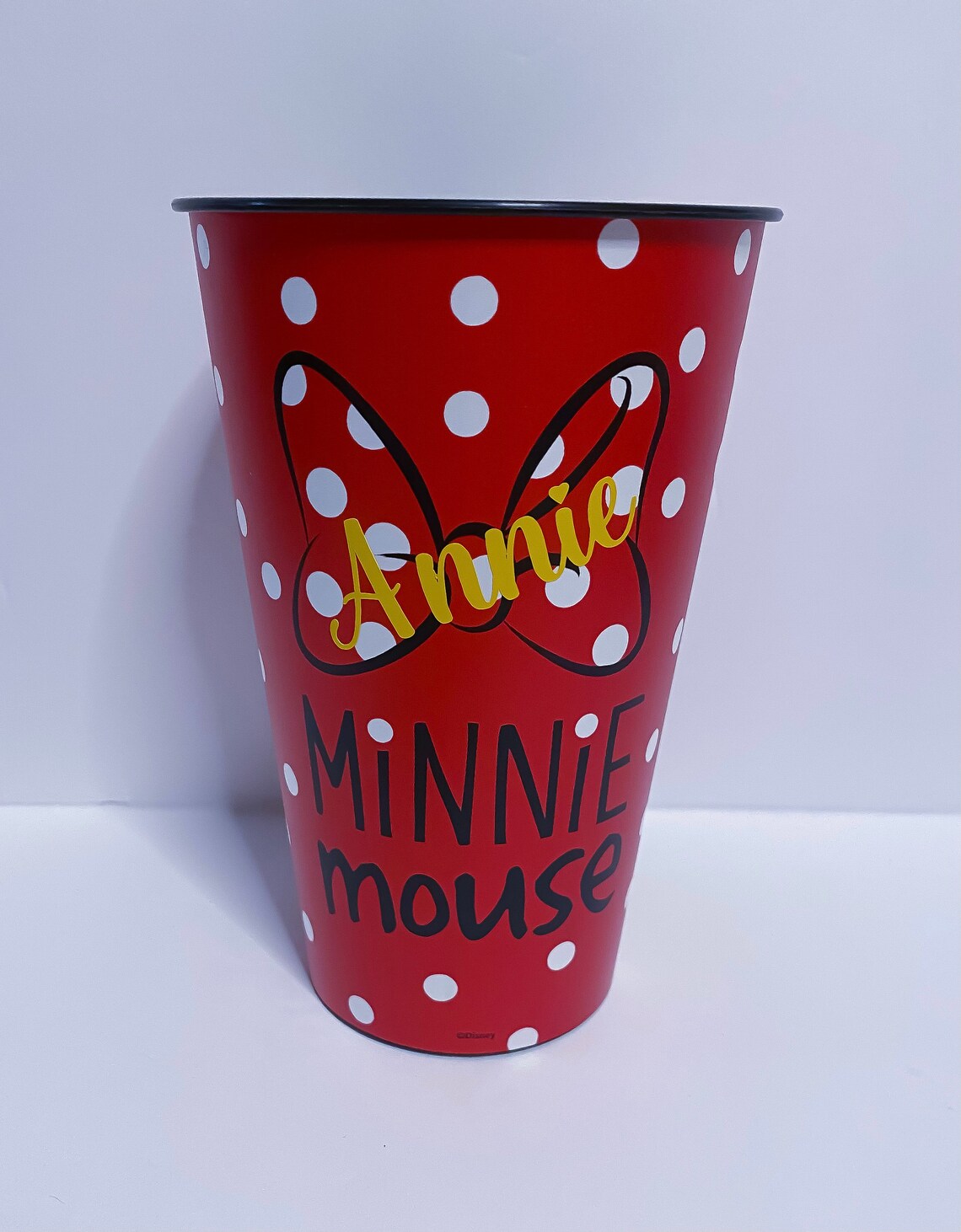 22oz Personalized Minnie Mouse Plastic Cup Etsy
