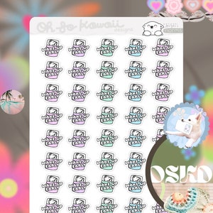 Aufwach Früh Aufkleber - Erinnerung Planer Aufkleber - Kawaii Planner Stickers Erin Condren Planer Stickers Für Erin Condren