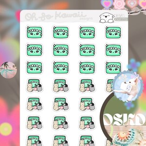 Naklejki Kawaii Hulu Planner - Naklejki przypominające o zapłacie Hulu - Naklejki Bill Due Hulu Naklejki Hulu Binge Binge Oglądaj serial telewizyjny Film