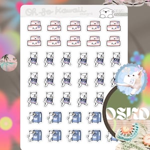 Kawaii Delivery Stickers - USPS Drop - Ship Orders - Drop Off Mail - Cute Planner Stickers - Kawaii Planner Stickers - Doodle Stickers