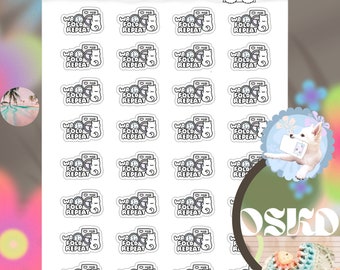 Kawaii Wash Clothes Icon Sticker - Do Laundry Planner Stickers - Household Chores Planner Stickers - Cleaning Planner Clean Chores Stickers