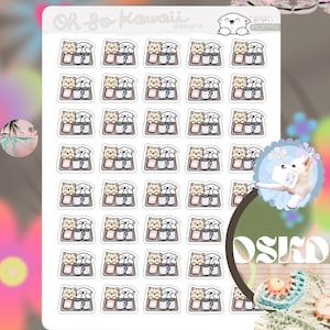 Kawaii College Stickers - Church Stickers -School Teacher -  Bible Study Planner Stickers - Bible Study Stickers - Church Planner Stickers