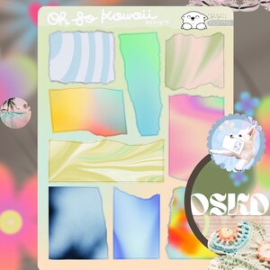 Groovy stickervel voor journaling, plannerdecoratie en scrapbooking