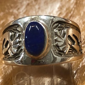 Indian Kokopelli Mike Smith Sterling 指輪・リング