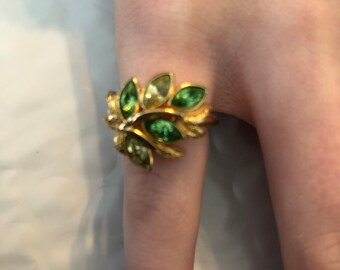 avon leaf ring