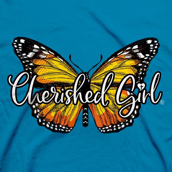 Cherished Girl Womens T-shirt Transformed Butterfly | Etsy