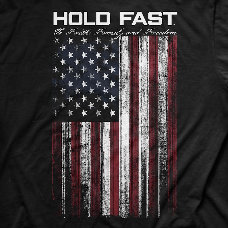 HOLD FAST Mens TShirt Hold Fast Flag Etsy