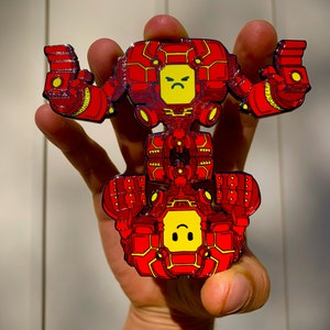 JUMBO Roboter Emaille Pin