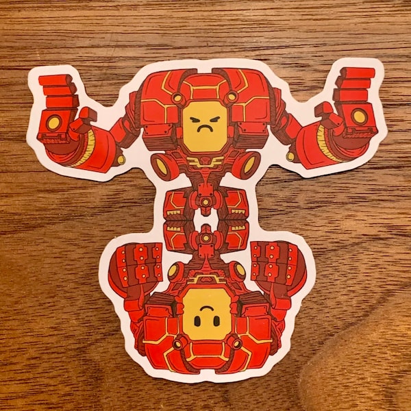 X Robot Sticker
