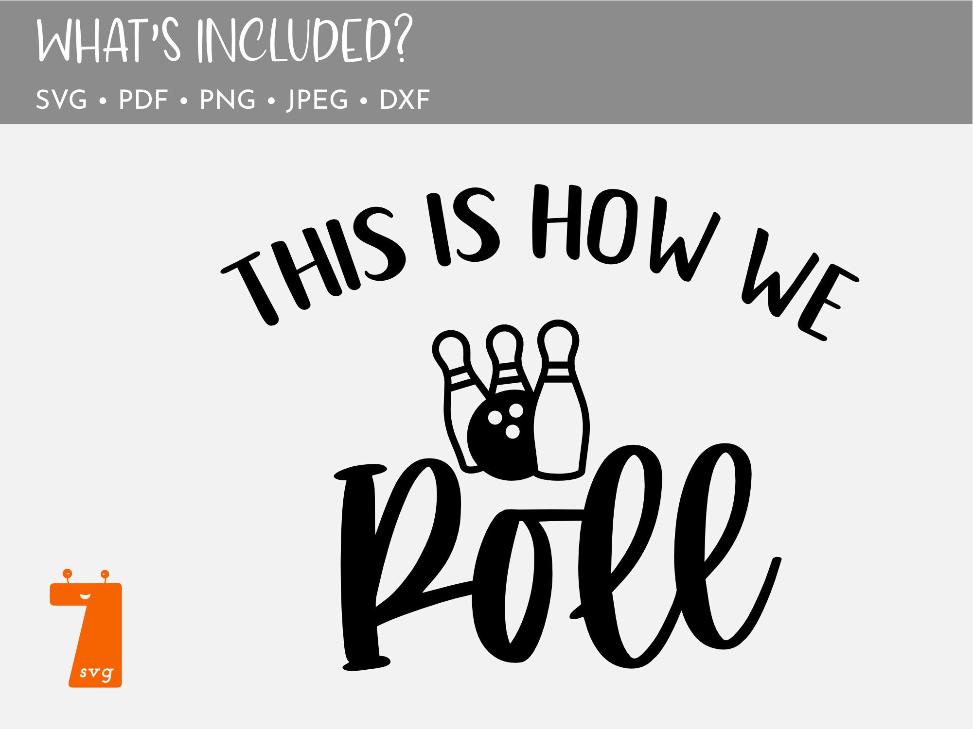 This is how we roll svg cricut scanncut bowling svg etsy