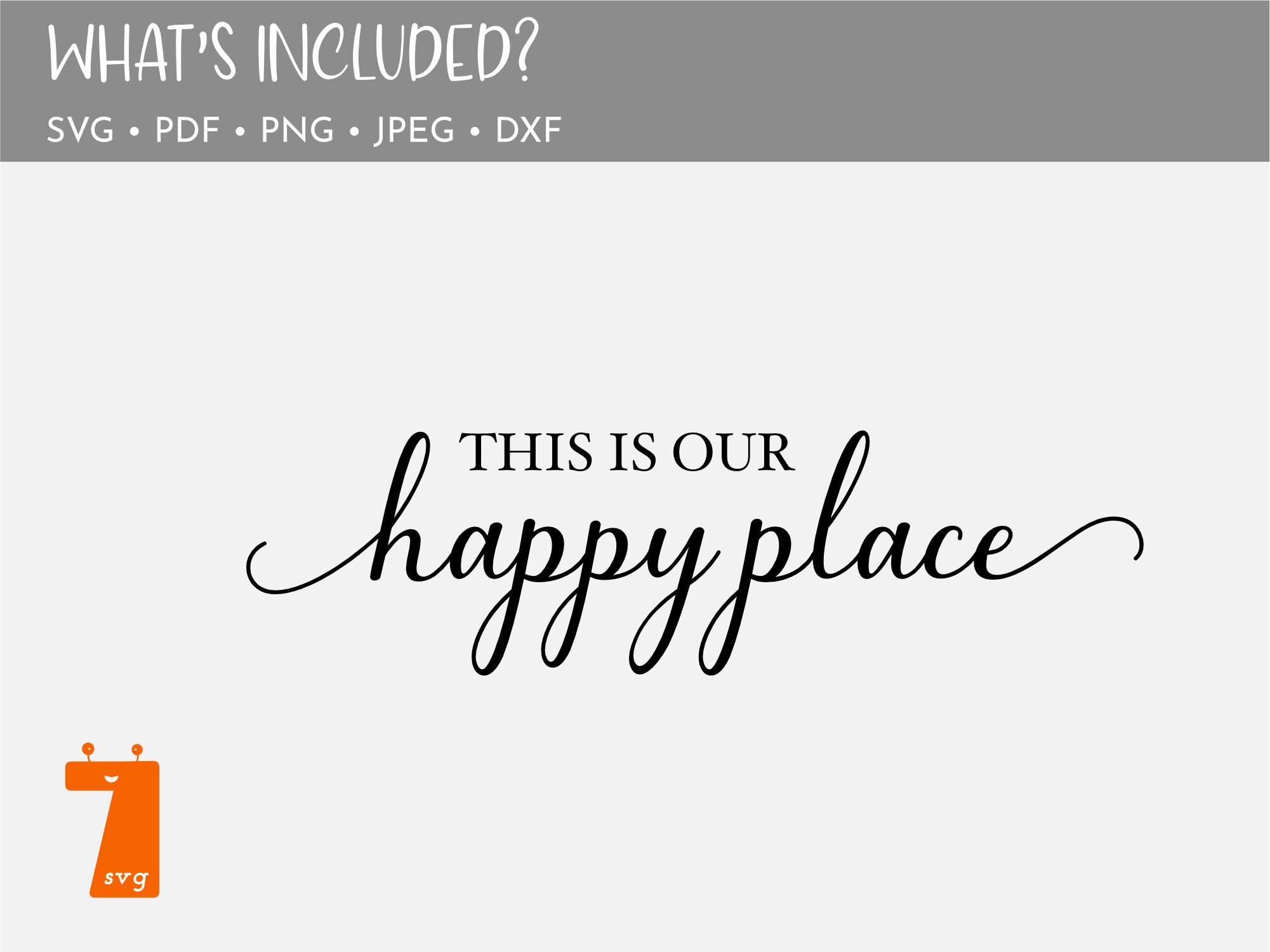 This is Our Happy Place Svg Happy Place Svg Cricut Svg Png Etsy