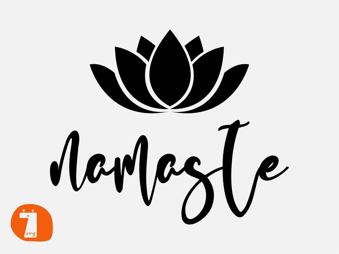 Namaste SVG cutting file svg eps dxf png silhouette cricut | Etsy
