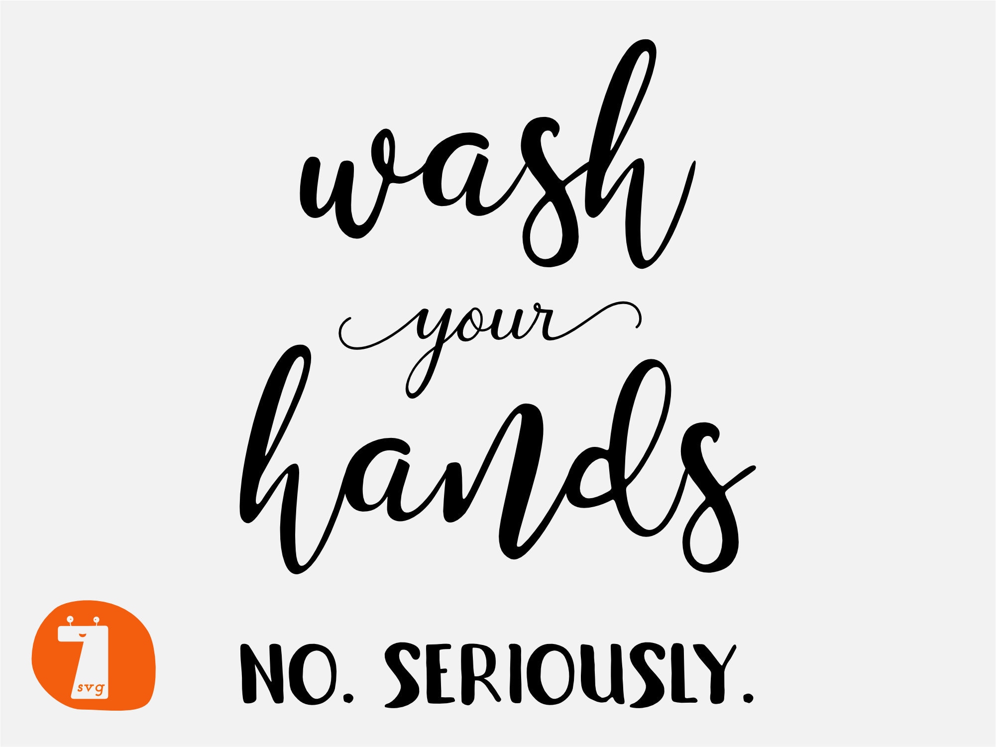 Wash Your Hands Bathroom SVG Toilet Svg Farmhouse Decor Svg | Etsy