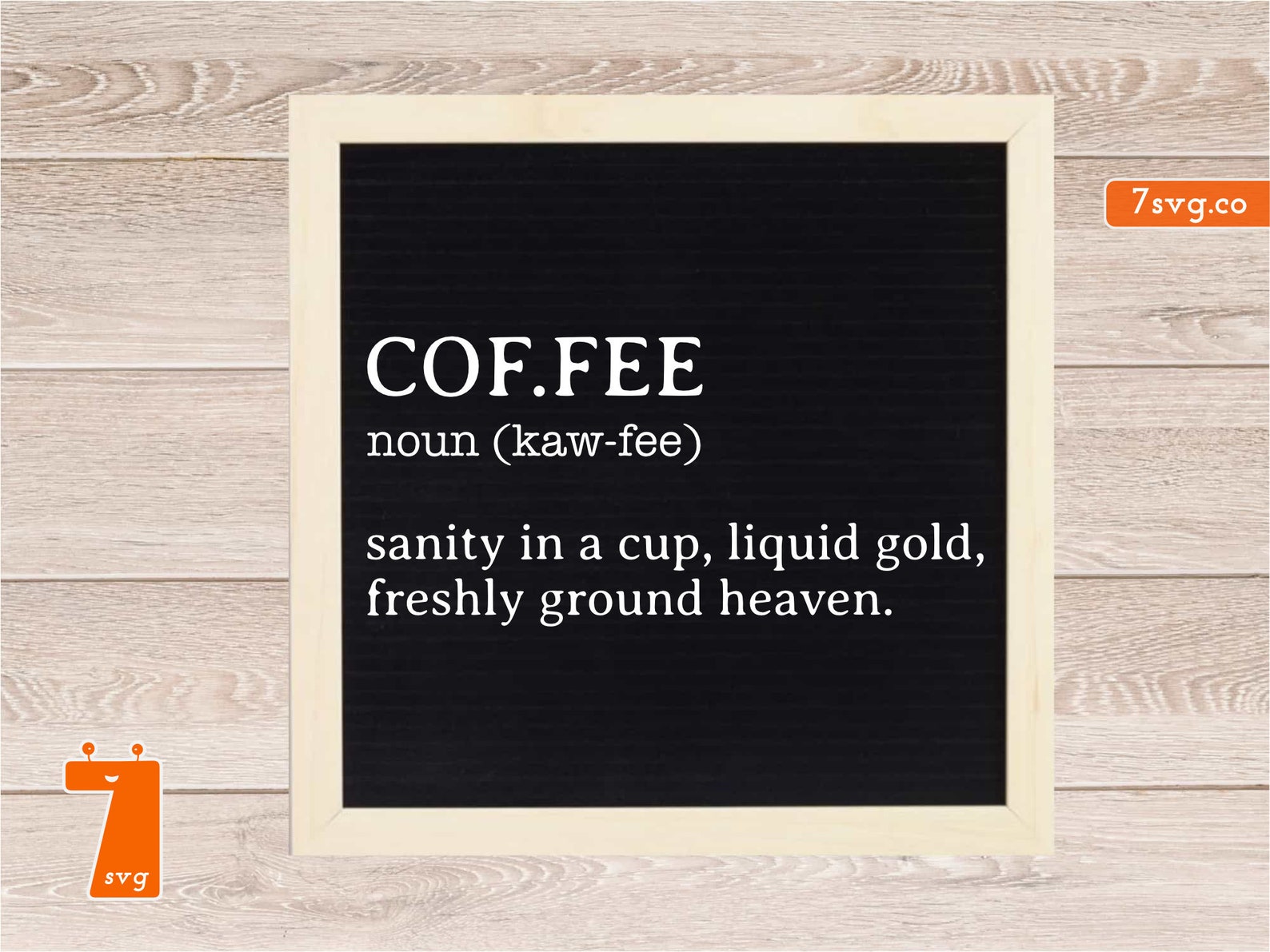 Coffee Noun Svg Printable Art Instant Download Quote Svg Etsy