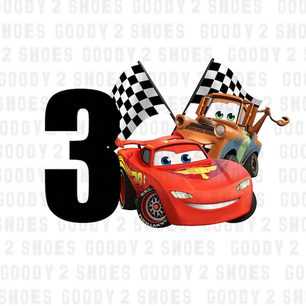 Voitures film anniversaire png, fichier numérique Lightning Mcqueen, fichier d’anniversaire de voitures, voitures png, garçons anniversaire voiture svg, fichier de sublimation, coupe d’impression