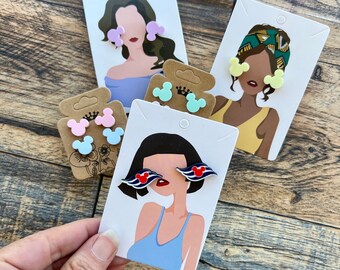 mickey earrings, cruise disney earrings, mickey studs, vacation little earrings, girls mickey earring, small