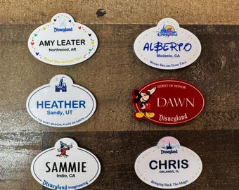 ディズニーランドDLRピン、DCAキャストメンバーネームタグ、ゲストオブ