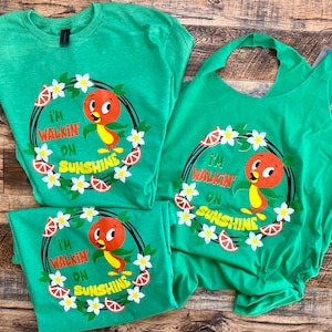 oranges Vogel Shirt, Orange Vogel Tank Top, Adventureland Shirt, Magic Kingdom Tank Top, Sonnen Terrasse Shirt, Blumen und Garten Tank Top