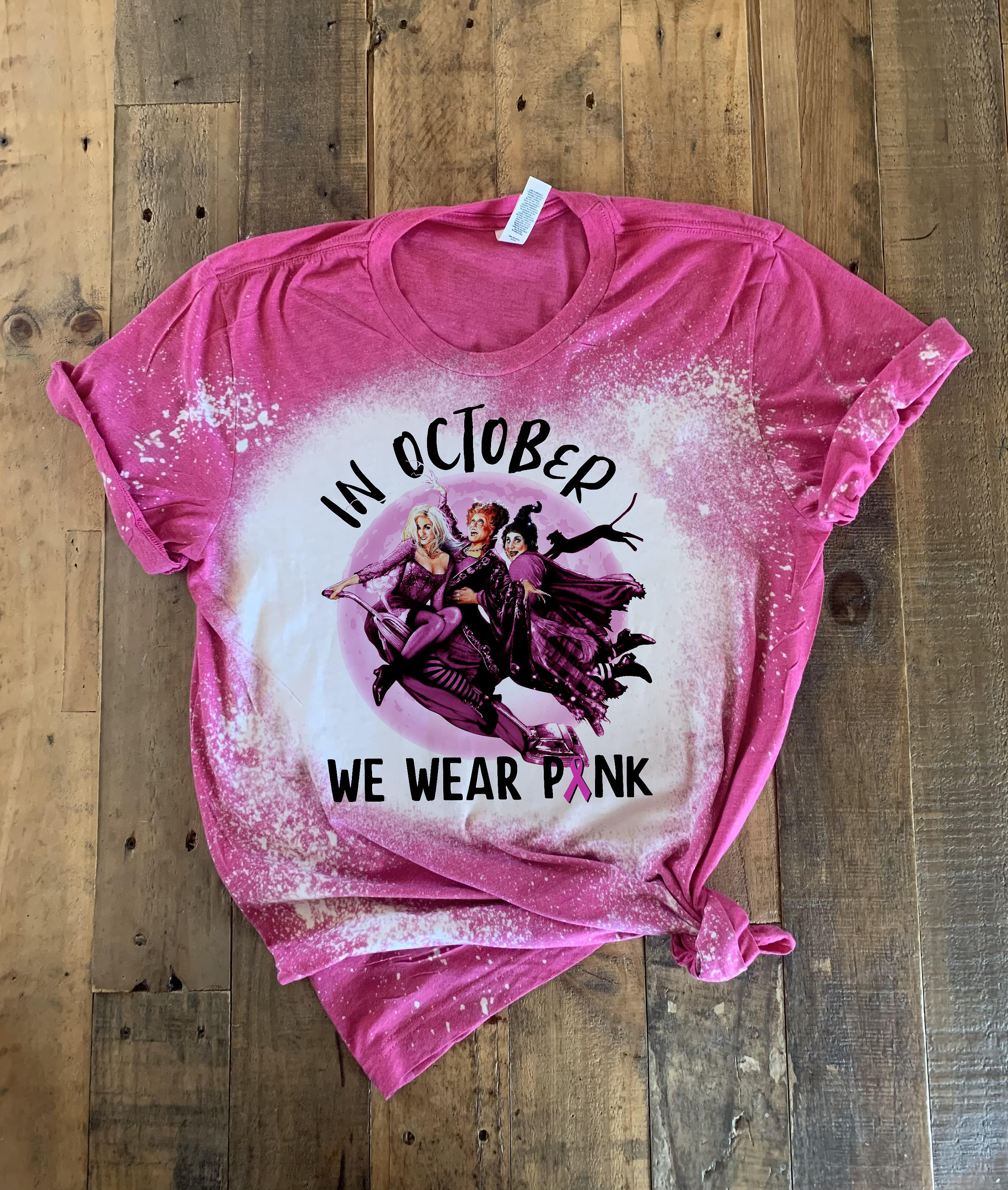 Discover wear pink hocus shirt, sanderson sisters pink shirt