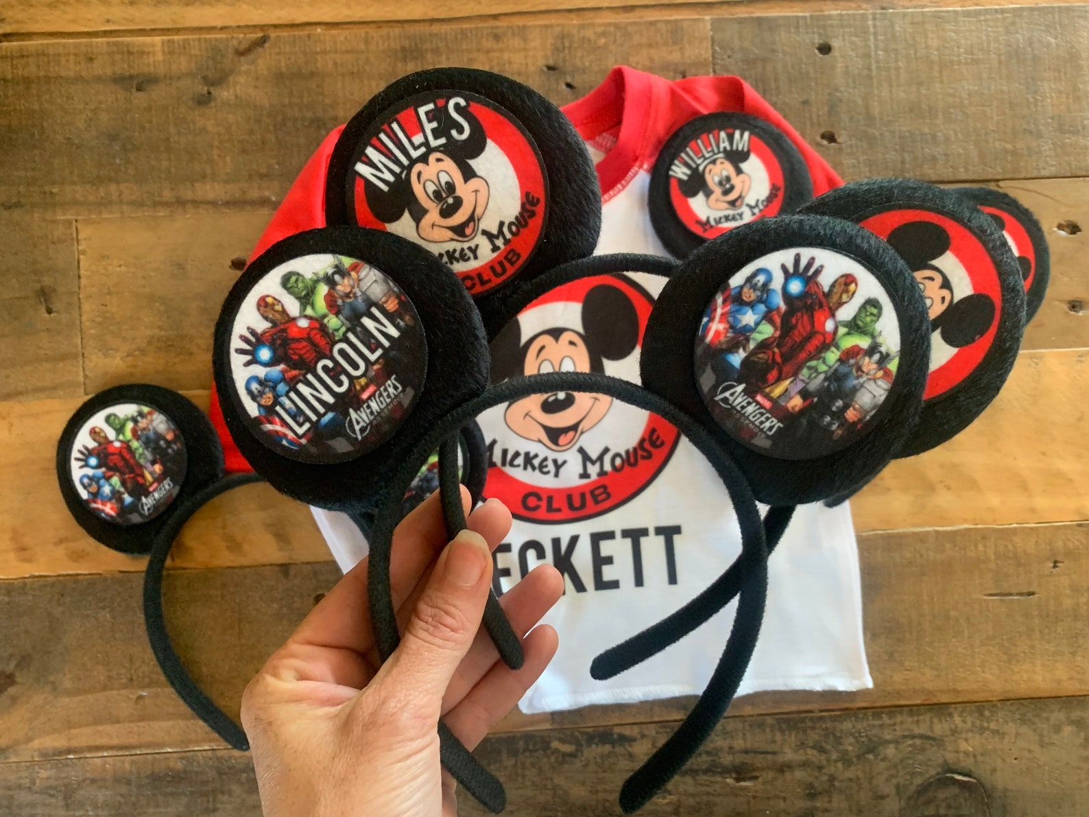 Boys Disney Ears Toddler Disney Ears Boy Mickey Ears Custom Etsy
