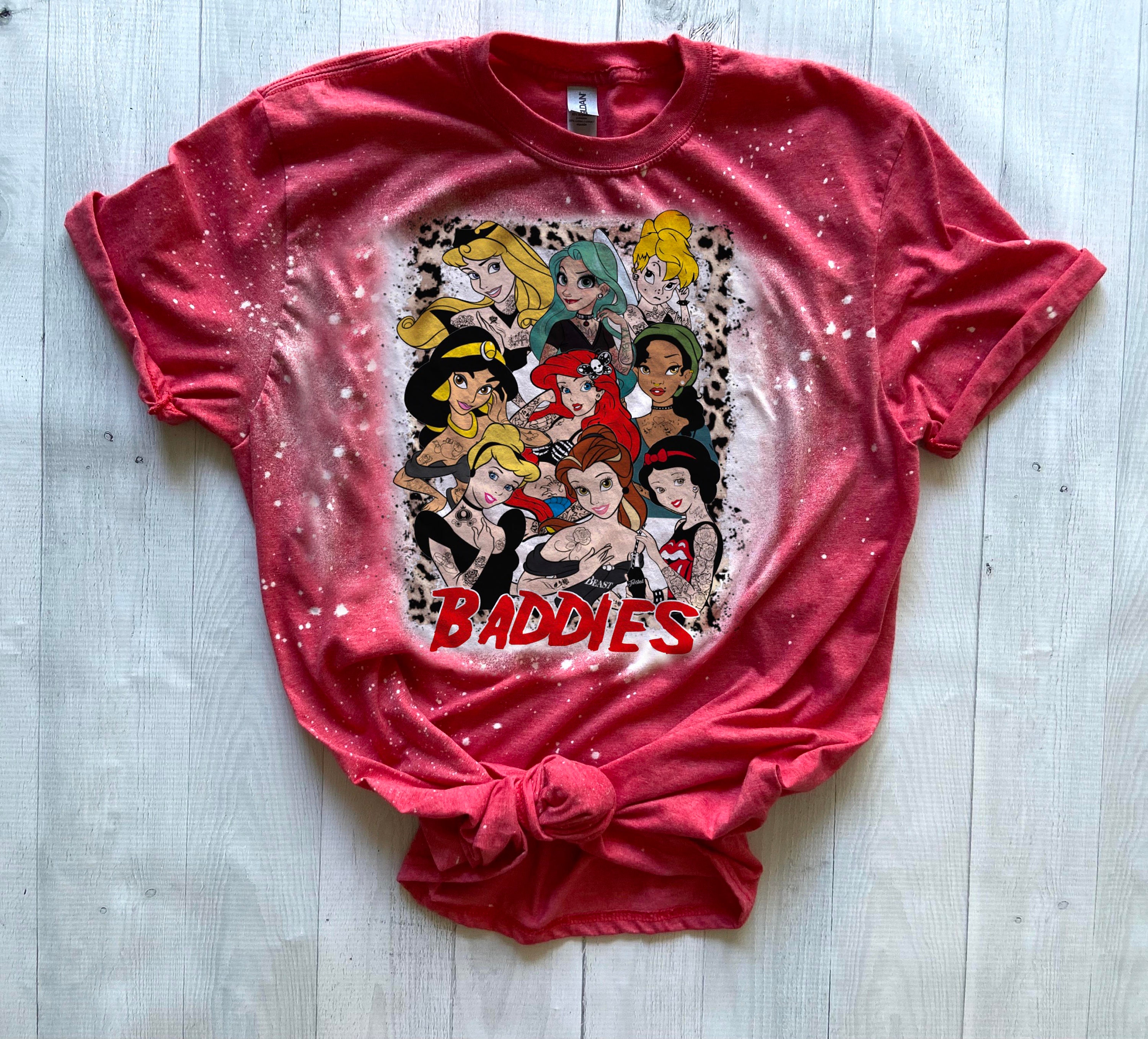 ゴスプリンセスシャツ、パンクプリンセスTシャツ、タトゥーアリエル
