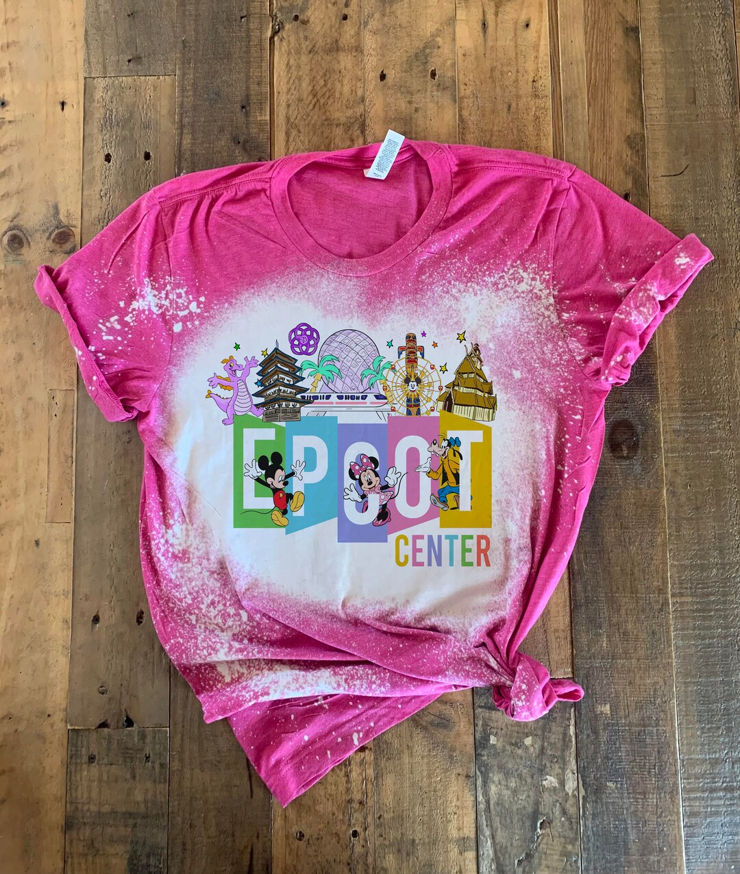 Epcot Park Shirt, Epcot 40th Shirt, Spaceship Earth Figment Tshirt