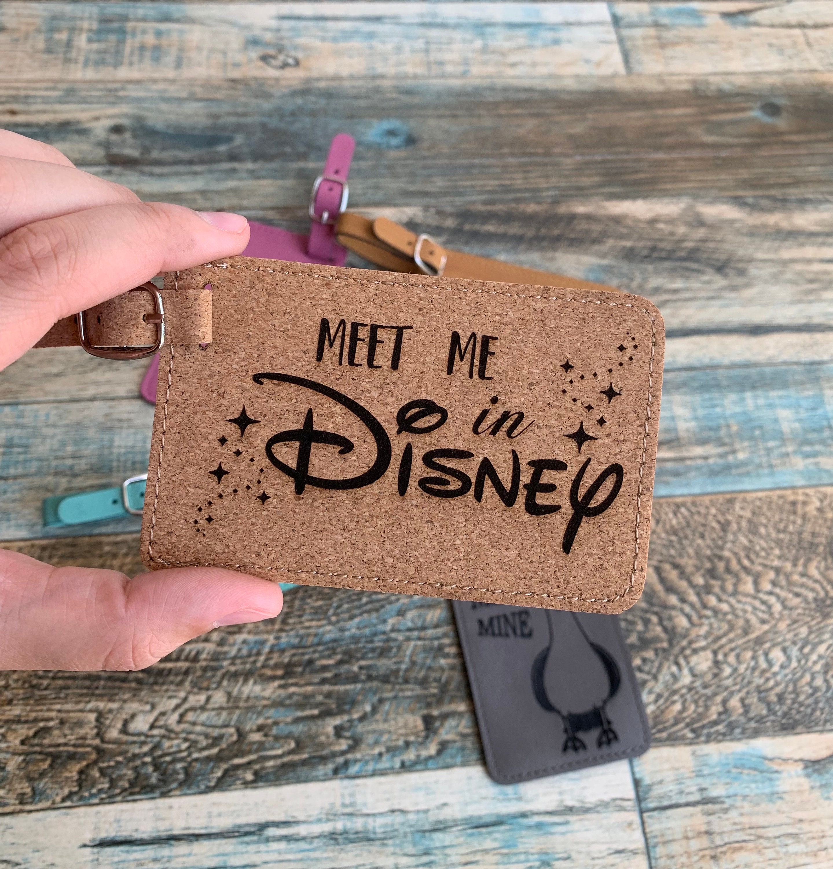 ミッキーの荷物タグ、ミニーのパーソナライズされた荷物タグ、WDW