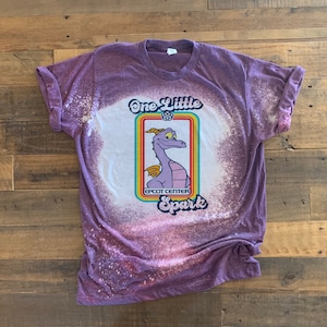 disney figment shirt, one little spark shirt, imagination shirt, journey imagination shirt, purple dragon shirt, epcot