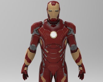 etsy iron man suit