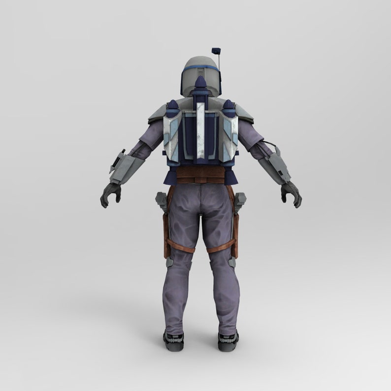 Jango Fett Wearable Armor With Jetpack for EVA Foam Etsy