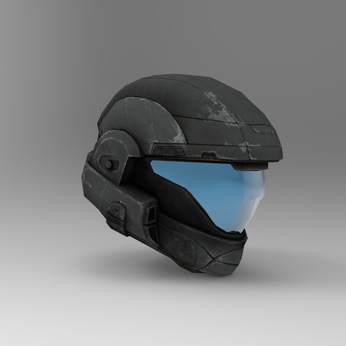 ODST Halo Reach Spartan Helmet Wearable Template for Paper and Etsy