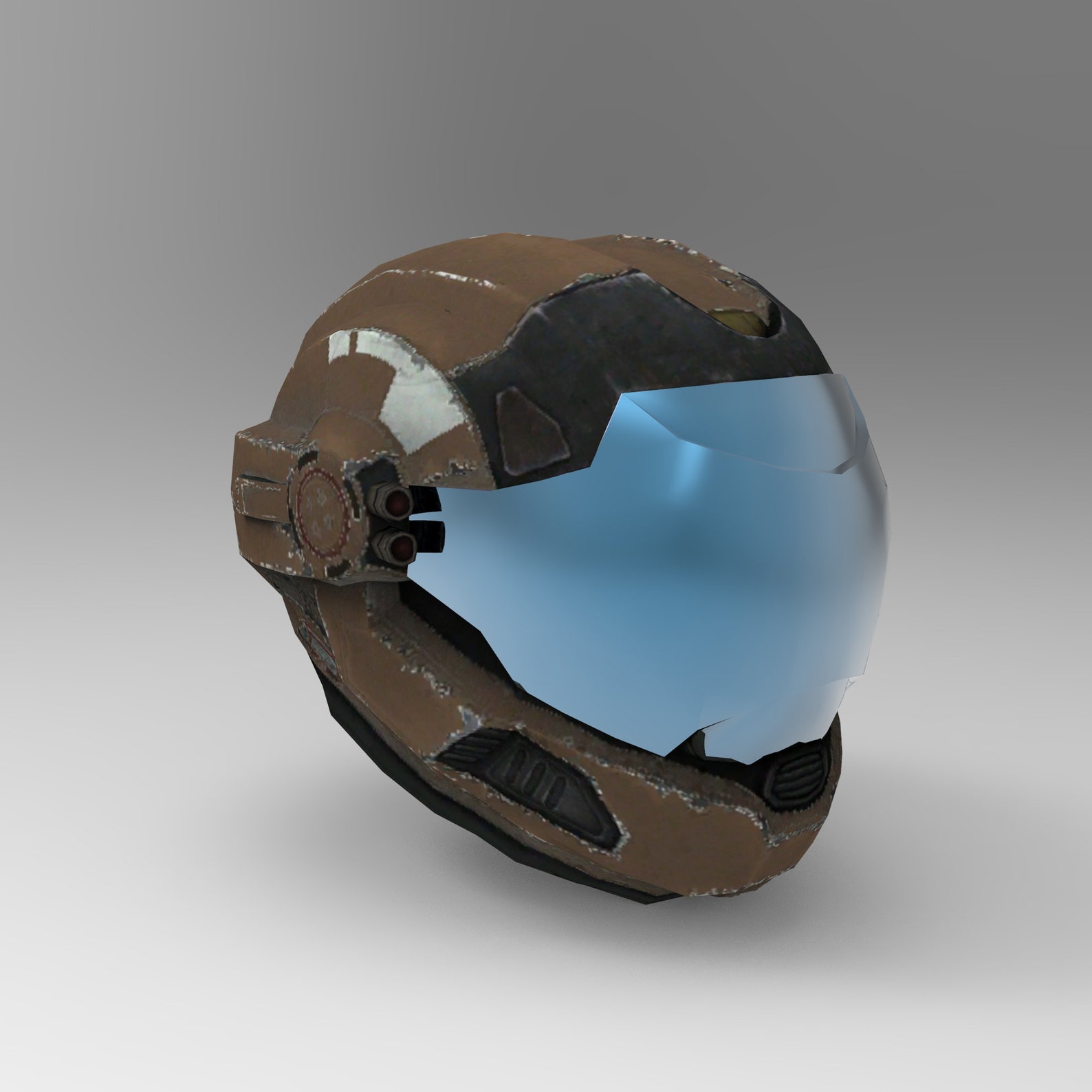 Security Halo Reach Spartan Helmet Wearable Template for Paper Etsy