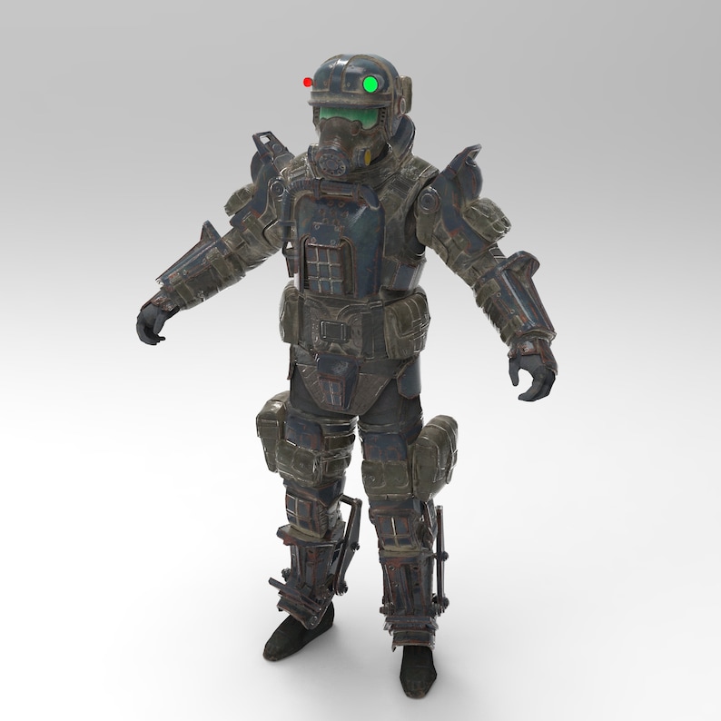 Fallout 4 Marine Combat Wearable Armor Templates for EVA Foam Etsy Canada