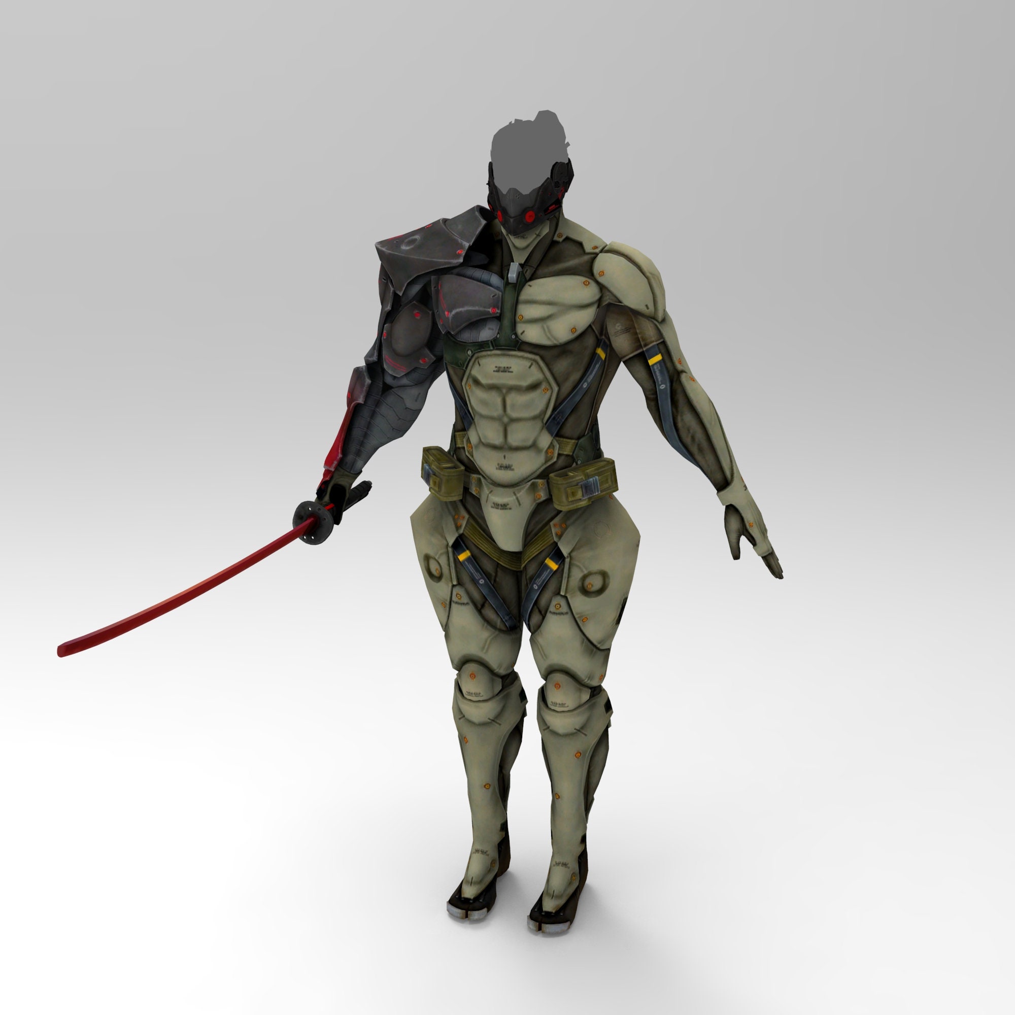 Jetstream Sam Metal Gear Full Body Armor Templates For Eva Etsy