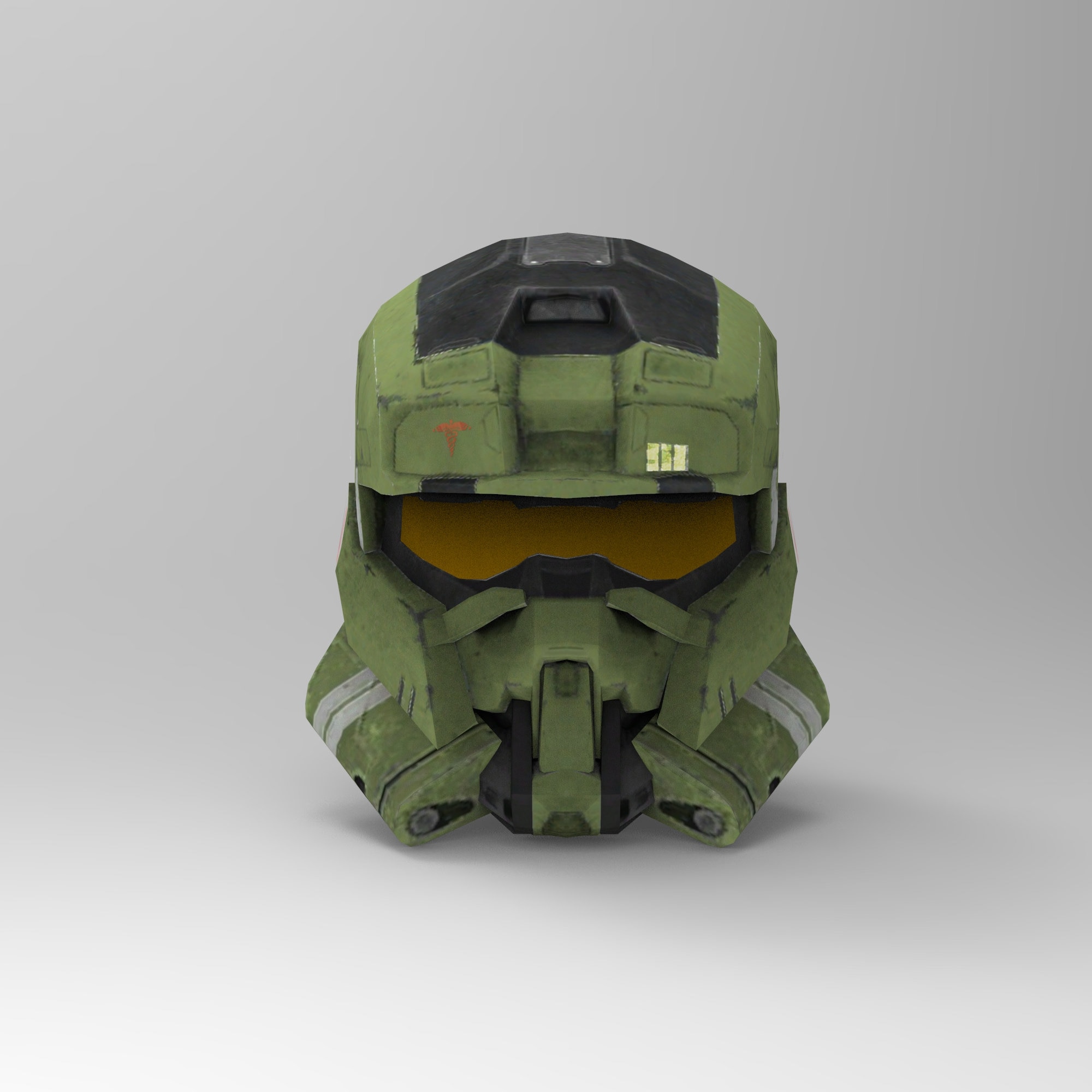 EOD Halo Reach Spartan Helmet Wearable Template for Paper and Etsy