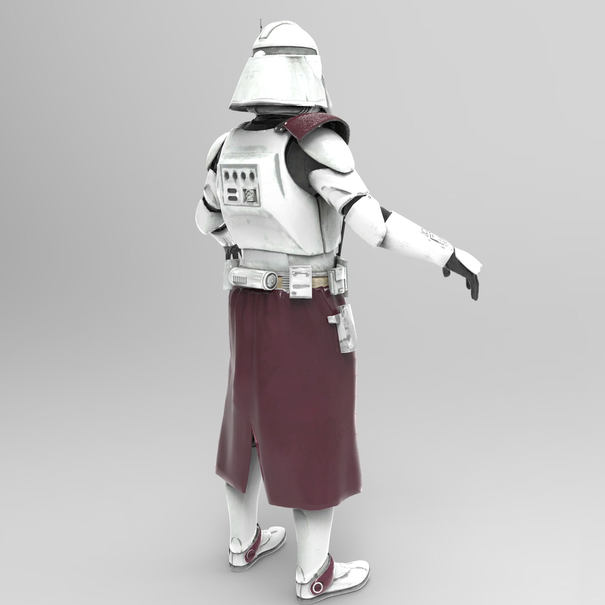 Clone Wars Commander Bacara Wearable Armor for EVA Foam | Etsy