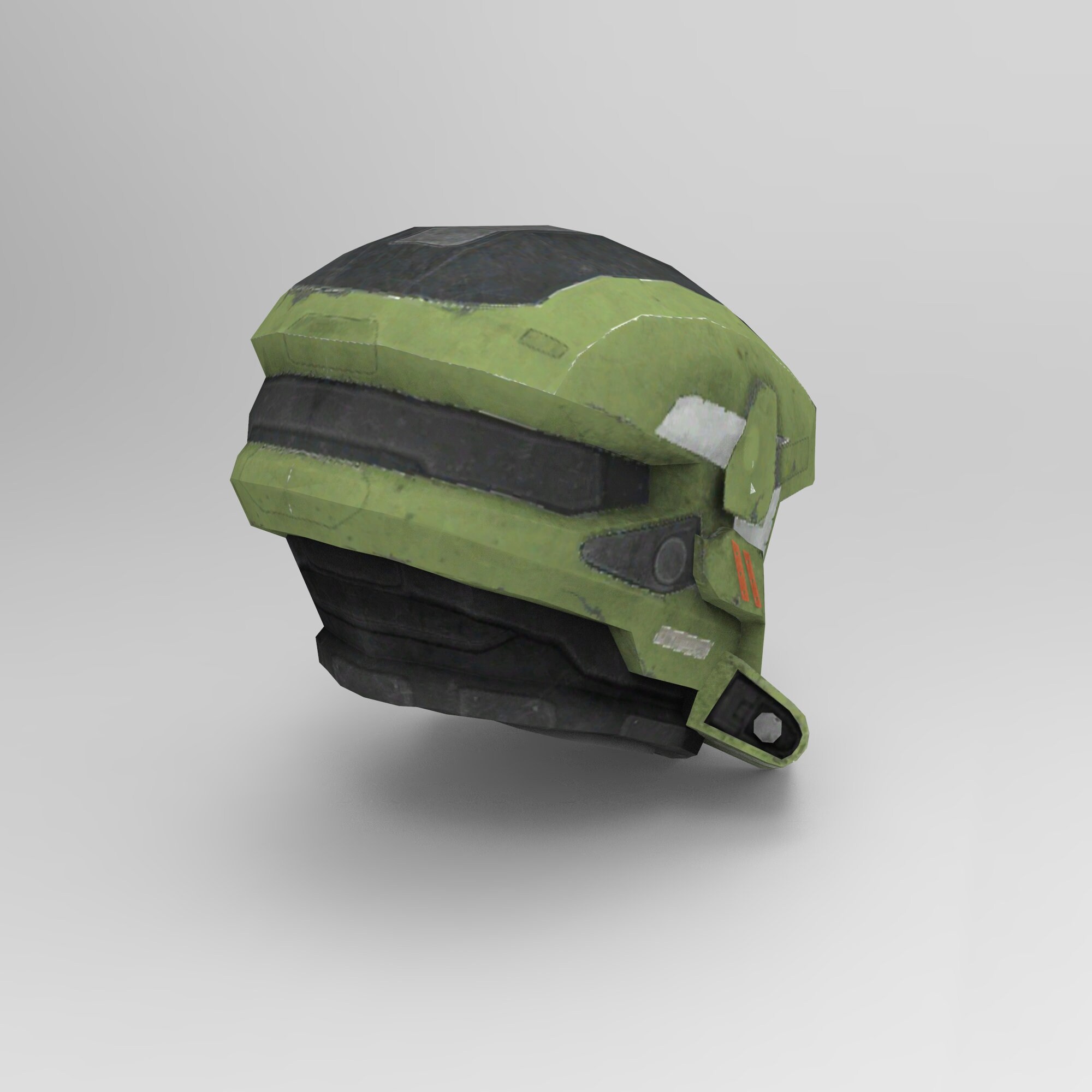 EOD Halo Reach Spartan Helmet Wearable Template for Paper and Etsy