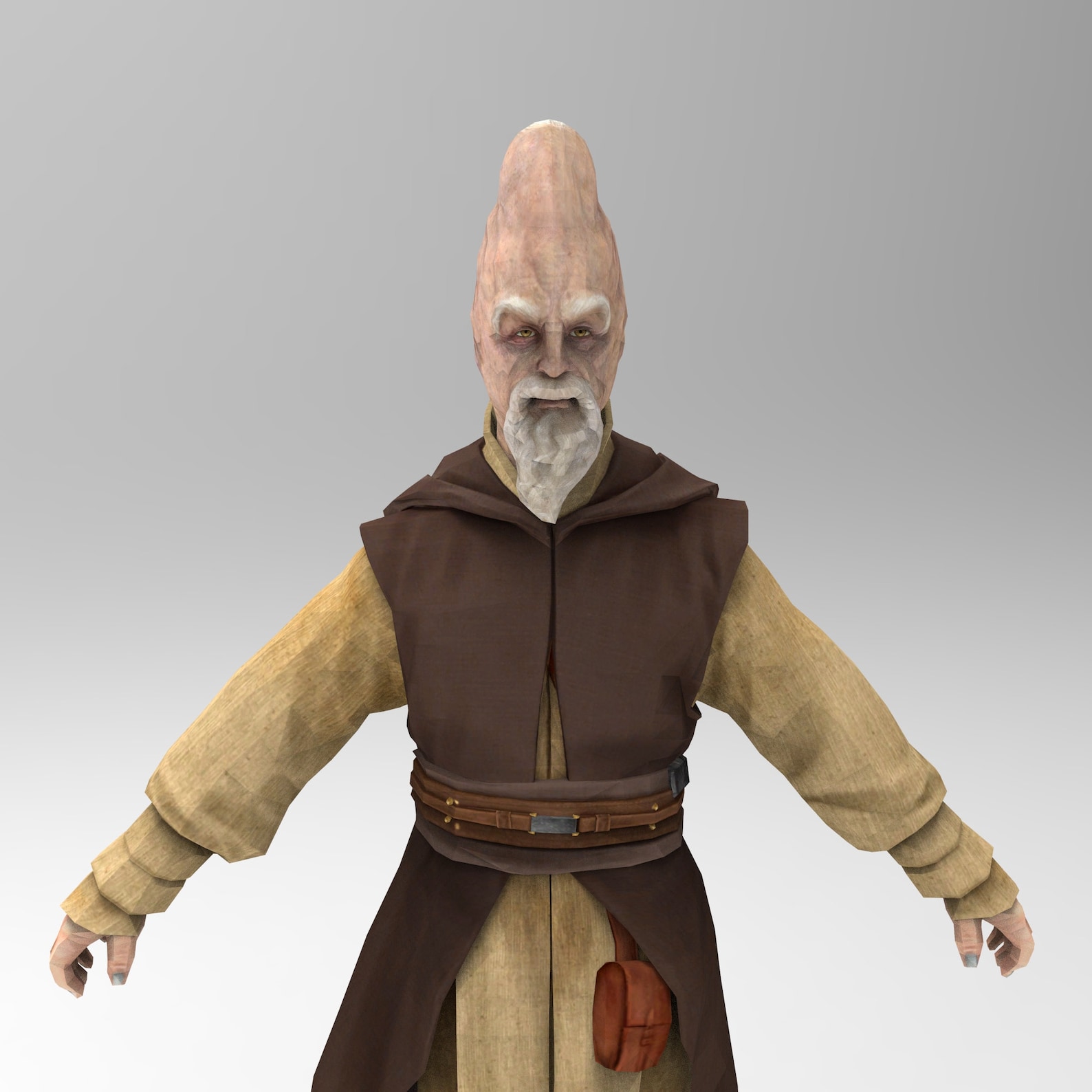 Ki Adi Mundi Jedi Master Wearable Head Template for EVA Foam - Etsy