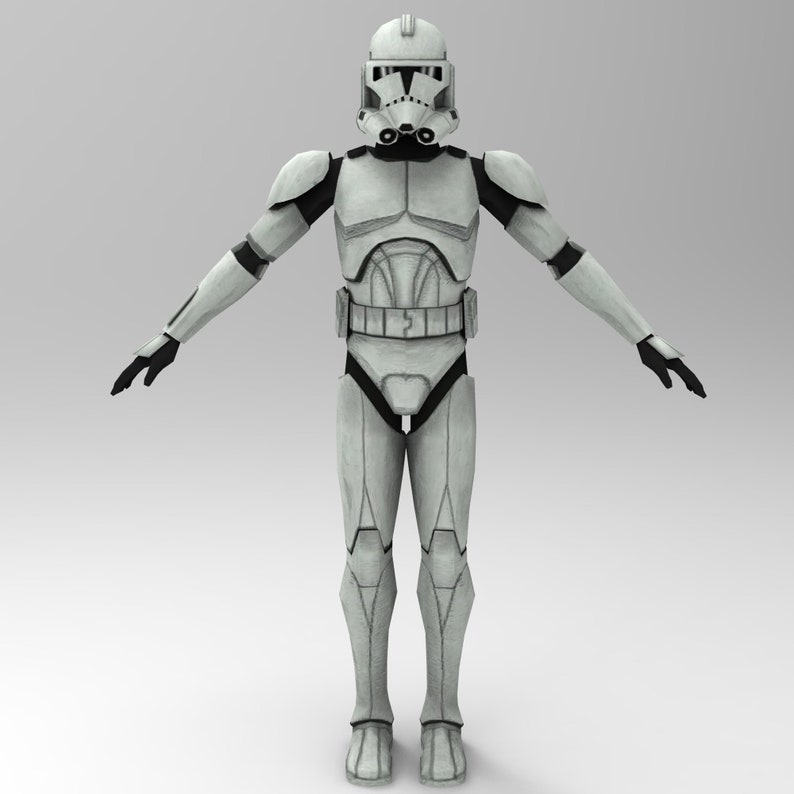 Clone Trooper Phase 2 Wearable Armor for EVA Foam - Etsy