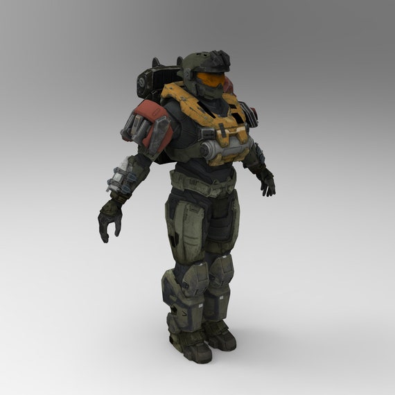 Jorge Halo Reach Noble 6 Team Armor Wearable Template For Eva Etsy Canada